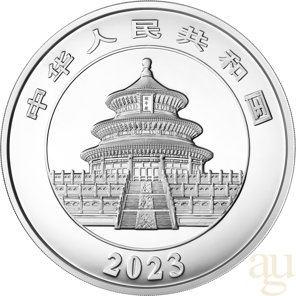150 Gramm Silbermünze China Panda 2023 proof