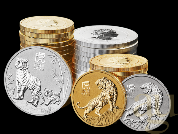 1 Kilogramm Silbermünze Australien Lunar III Tiger 2022