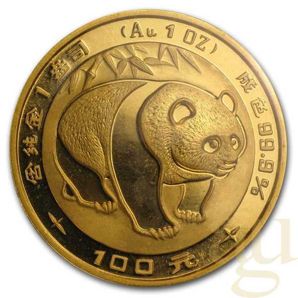 1/4 Unze Goldmünze China Panda 1983