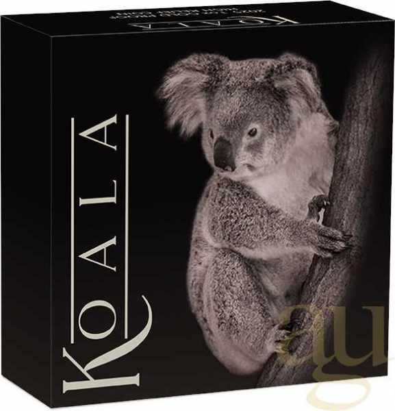 1 Unze Goldmünze Australien Koala 2025 polierte Platte - High Relief
