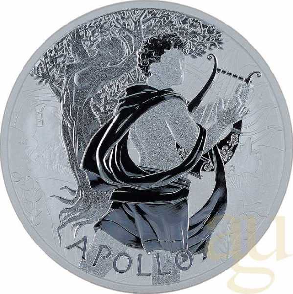 1 Unze Silbermünze Tuvalu - Gods of Olympus - Apollo 2023