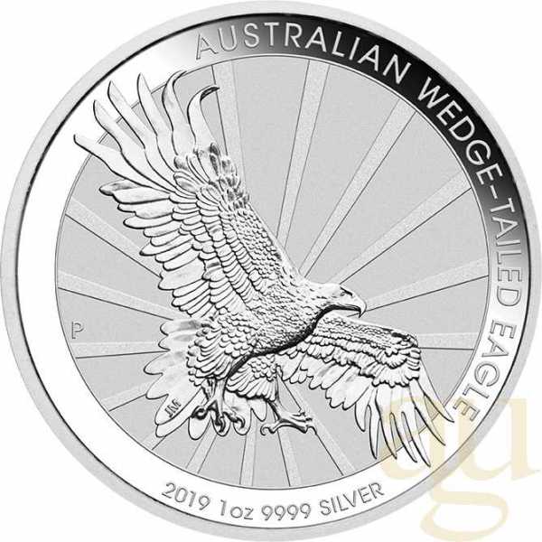 1 Unze Silbermünze Australien Wedge Tailed Eagle 2019