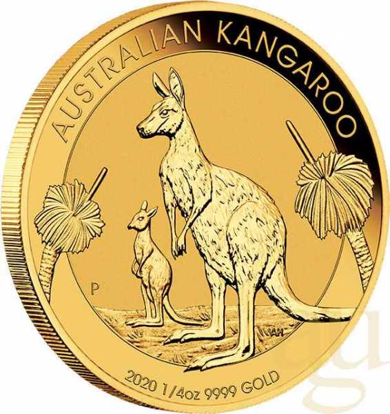 1/4 Unze Goldmünze Australien Känguru 2020