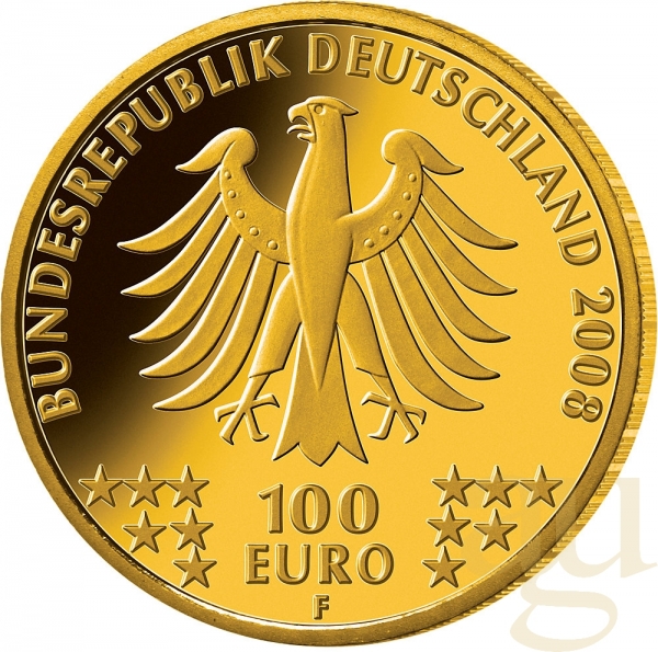 1/2 Unze Goldmünze - 100 Euro Goslar 2008 (A)