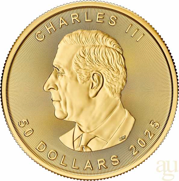 1 Unze Goldmünze Maple Leaf 2025 in Blisterkarte