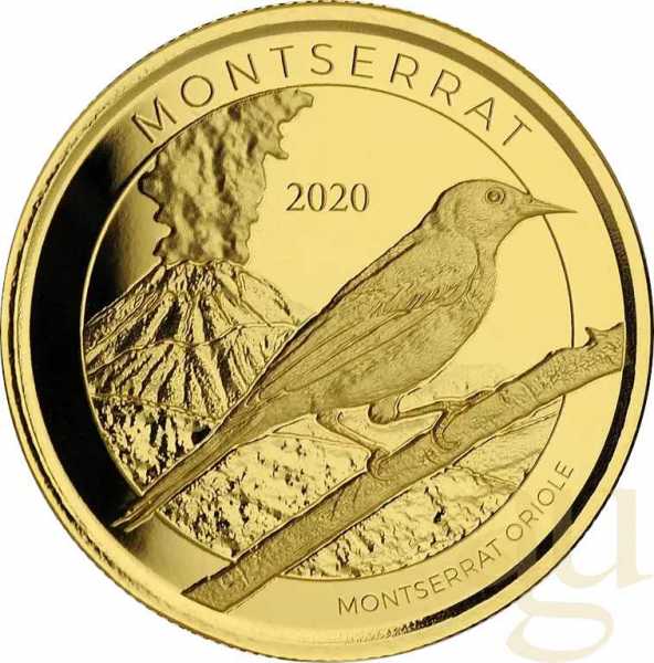 1 Unze Goldmünze EC8 Montserrat - Oriole Bird 2020