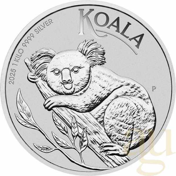 1 Kilogramm Silbermünze Australien Koala 2025