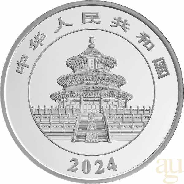 150 Gramm Silbermünze China Panda 2024 proof