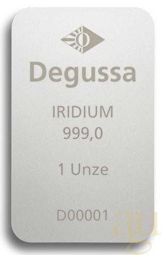1 Unze Iridiumbarren