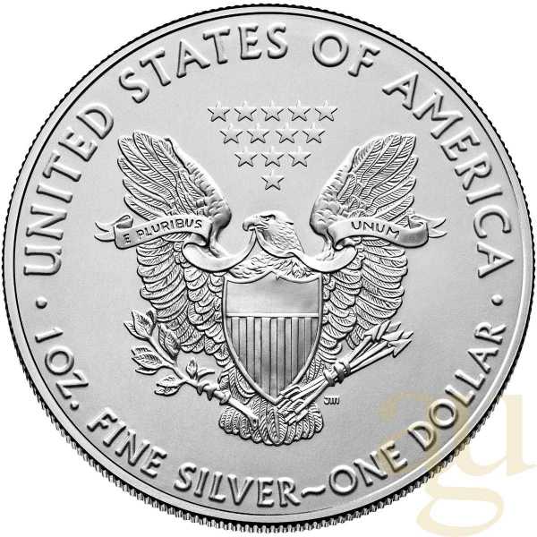 1 Unze Silbermünze American Eagle 2020