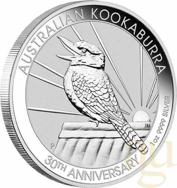 1 Unze Silbermünze Australien Kookaburra 2020