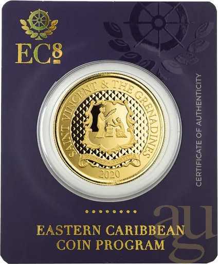 1 Unze Goldmünze EC8 St. Vincent & the Grenadines - Pax Et Justitia 2020