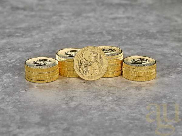 1 Unze Goldmünze Britannia and Liberty 2024