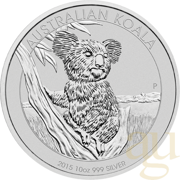 10 Unzen Silbermünze Australien Koala 2015