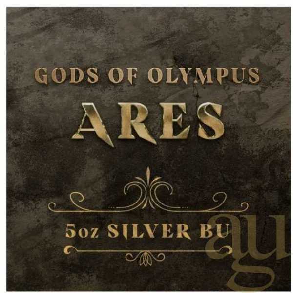 5 Unzen Silbermünze Tuvalu - Gods of Olympus - Ares 2023