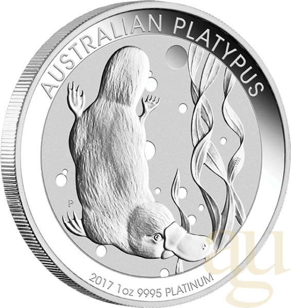 1 Unze Platinmünze Australien Platypus 2017