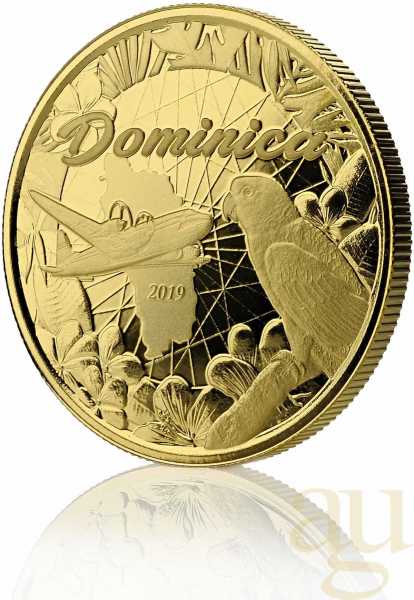 1 Unze Goldmünze EC8 Dominica - The Nature Isle 2019
