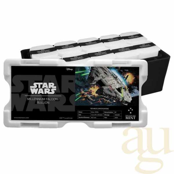 1 Unze Silbermünze Niue Star Wars - Millennium Falcon 2021