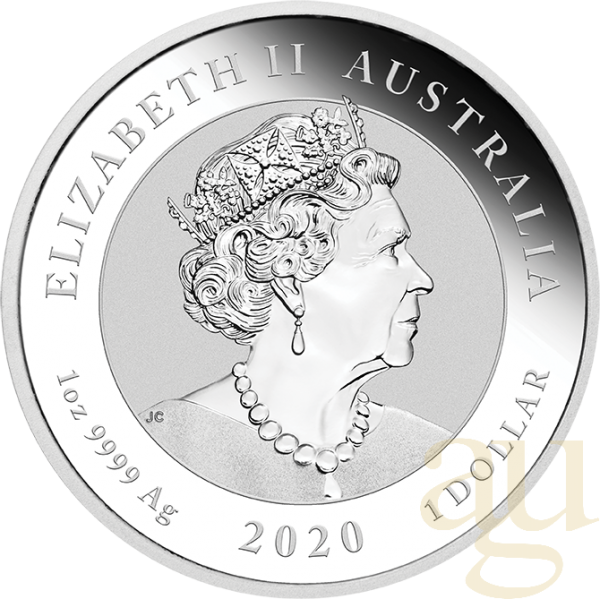 1 Unze Silbermünze Australien Double Pixiu 2020
