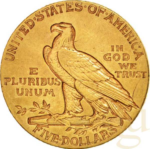 5$ Goldmünze Indianer