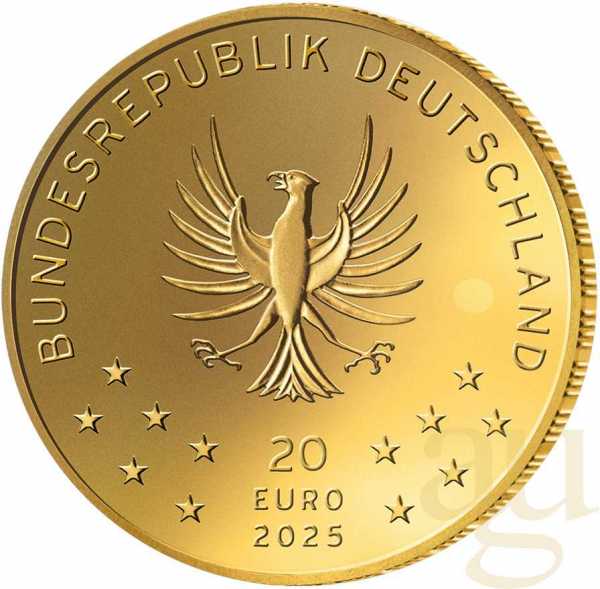 20 Euro Goldmünze Rückkehr der Wildtiere - Luchs 2025 (J)