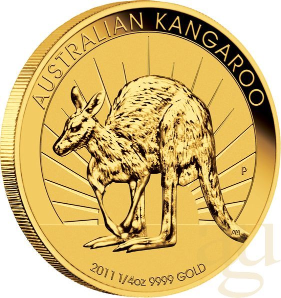 1/4 Unze Goldmünze Australien Känguru 2011
