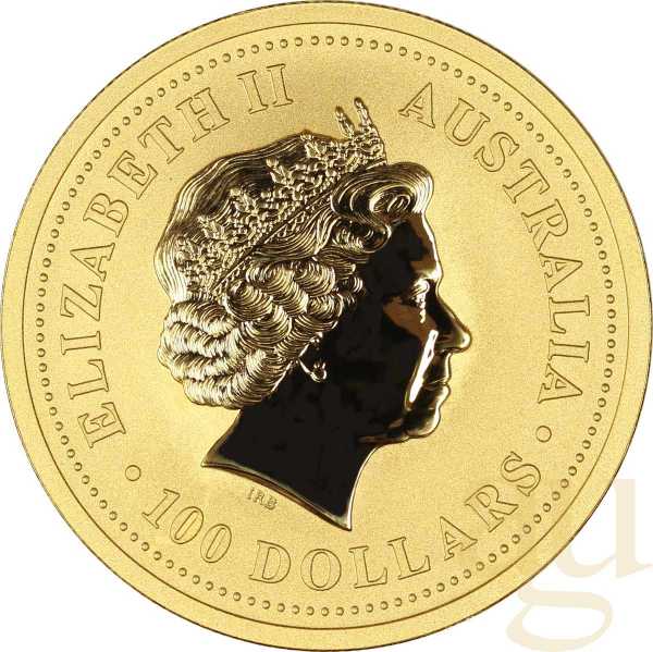 1/20 Unze Goldmünze Australien Lunar I Hase 1999