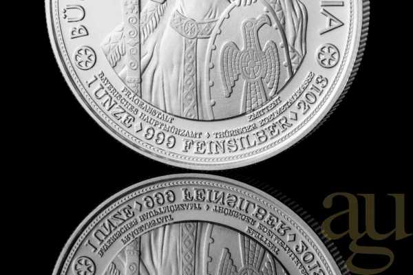 1 Unze Silber Bürgermünze Germania - polierte Platte