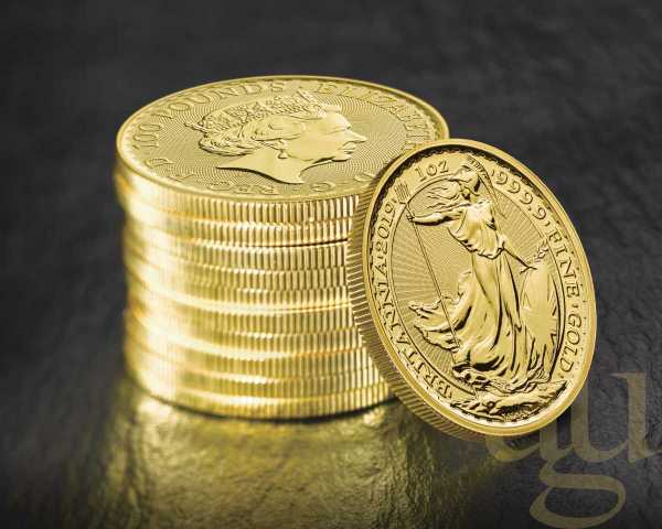 1 Unze Goldmünze Britannia 2019