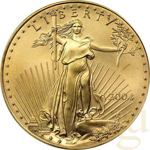 1 Unze Goldmünze American Eagle 2004