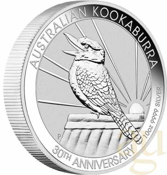 10 Unzen Silbermünze Australien Kookaburra 2020