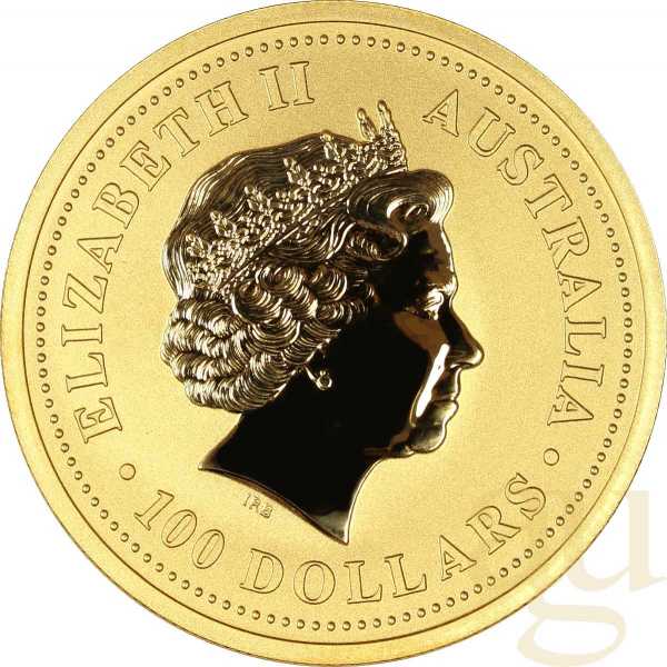 1 Unze Goldmünze Australien Lunar I Drache 2000