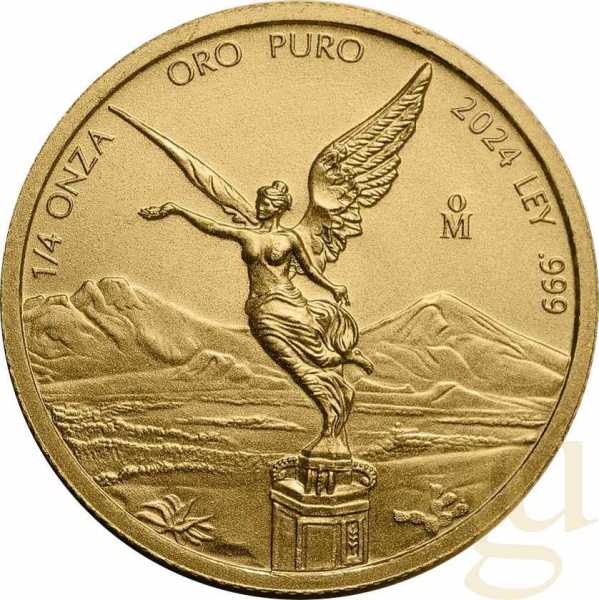 1/4 Unze Goldmünze Mexiko Libertad 2024