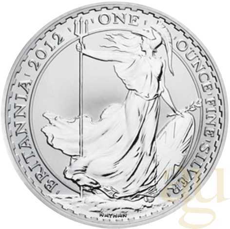 1 Unze Silbermünze Britannia 2012