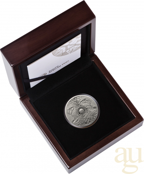 1 Unze Platinmünze Südafrika Big Five Leopard 2023 proof
