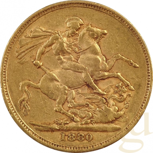 1 Pfund Goldmünze Sovereign Victoria Jugend