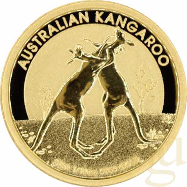 1/10 Unze Goldmünze Australien Känguru 2010