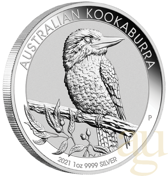 1 Unze Silbermünze Australien Kookaburra 2021