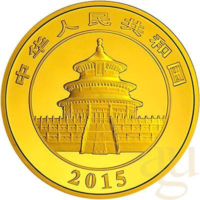 1/4 Unze Goldmünze China Panda 2015