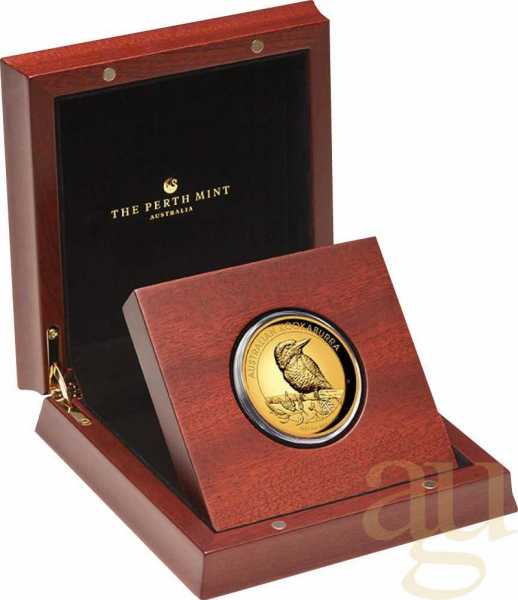 2 Unzen Goldmünze Australien Kookaburra 2021 High Relief