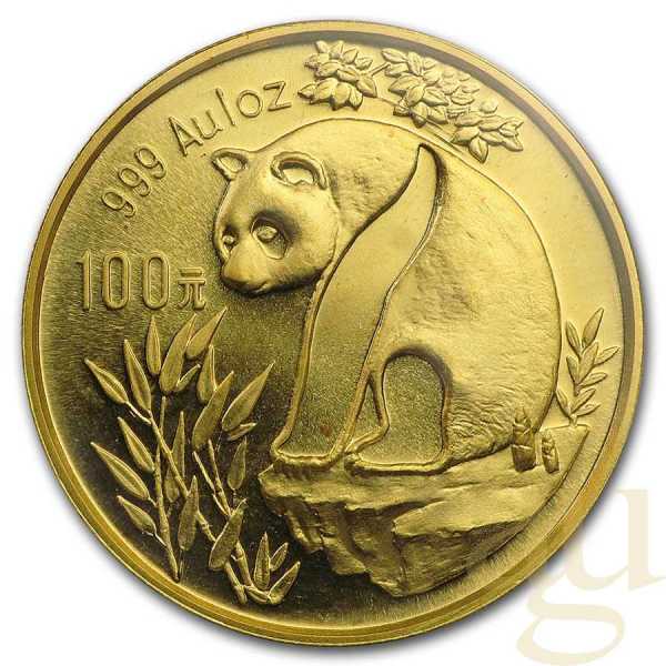 1/4 Unze Goldmünze China Panda 1993