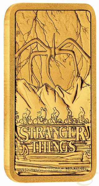 1 Gramm Goldbarren Perth Mint - Stranger Things