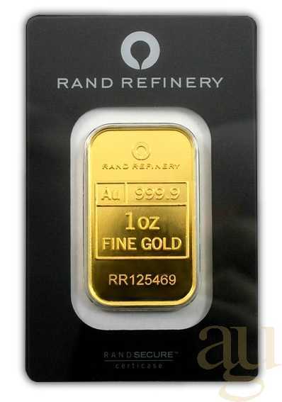 31,1 Gramm Goldbarren Rand Refinery - Elefant