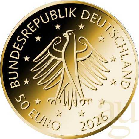 50 Euro Goldmünze Deutsches Handwerk - Gestaltung 2026 (F)
