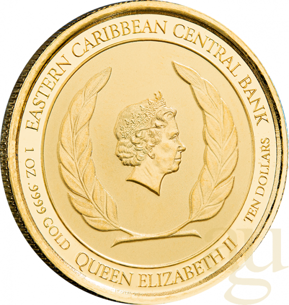 1 Unze Goldmünze EC8 Grenada - Coat of Arms 2021