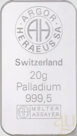20 Gramm Palladiumbarren