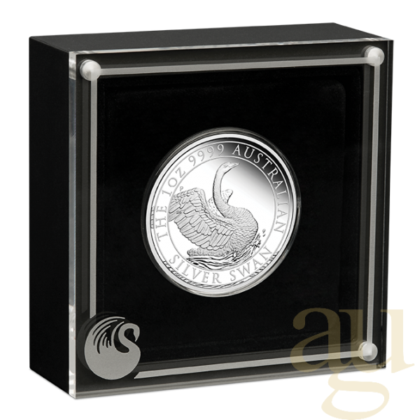 1 Unze Silbermünze Australien Schwan 2020 - polierte Platte