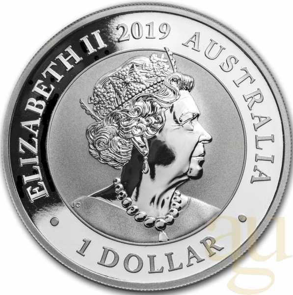 1 Unze Silbermünze Australien Schwan 2019