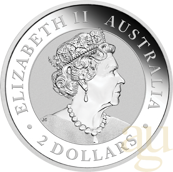 2 Unzen Silbermünze Australien Nugget - Welcome Stranger 2020