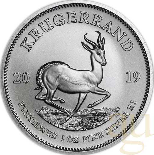 1 Unze Silbermünze Krügerrand 2019